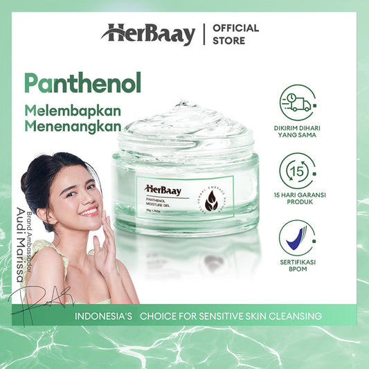 HerBaay Panthenol x 5X Ceramide Moisture Gel-50g [BPOM]
