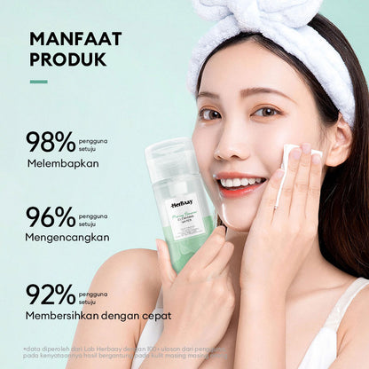 【Hot Sale】Micellar Makeup Remover Water + Facial Cotton Pads